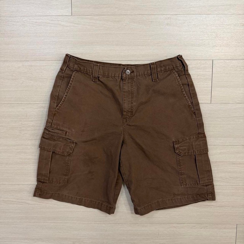 Dickies Brown Cargo Shorts Mens Size 34 Utility Workwear
